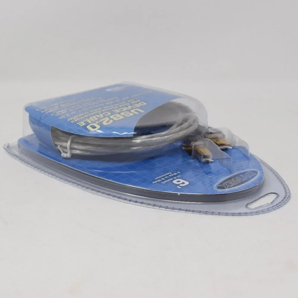 Dynex USB 2.0. Device Cable 6 Feet A Male to B Male Connector New Office School